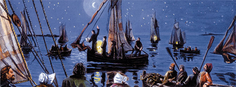 Le prêche en mer © DR